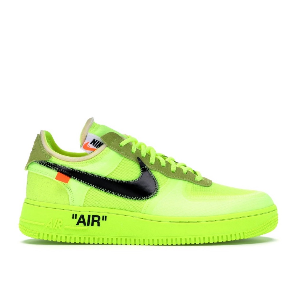 Neon yellow off-white volts